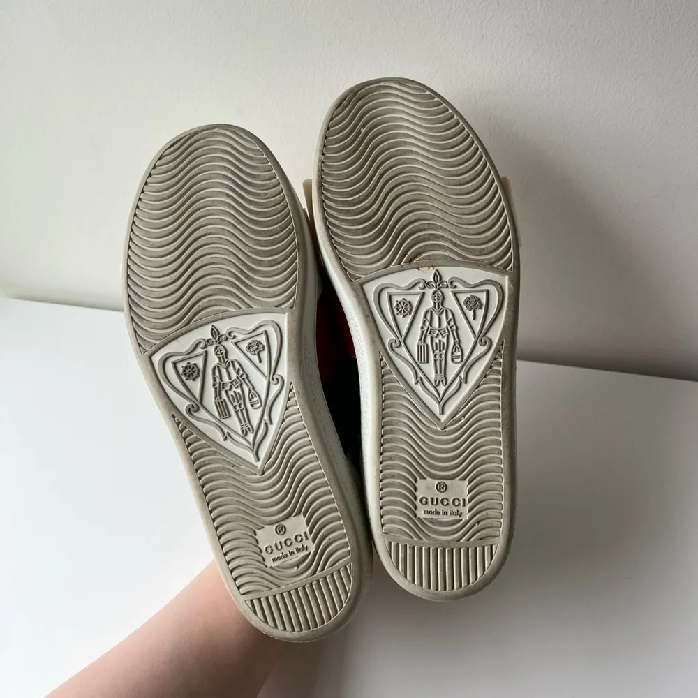 Gucci women’s Ace Sneaker with velvet bows size 36.5 - Picture 7 of 8